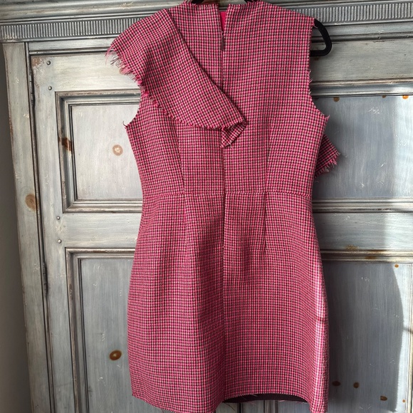 MSGM Houndstooth Wool Sleeve Dress Size 44 - Picture 7 of 7